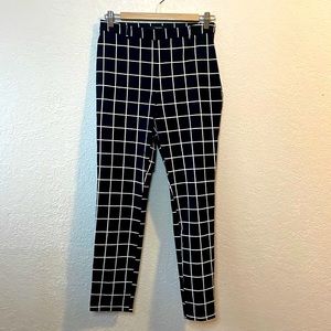 Forever 21 window pane stretch pants